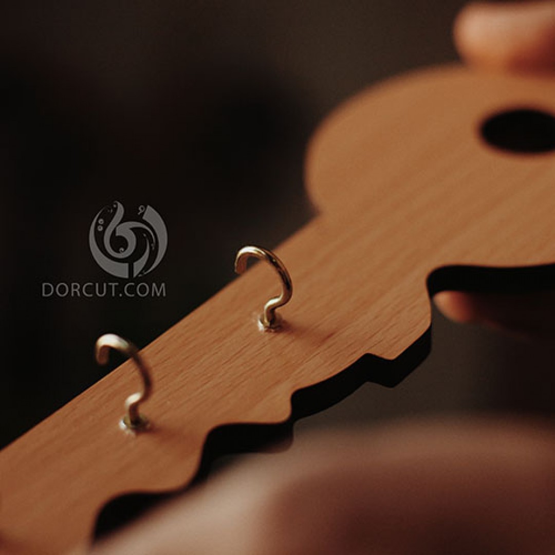 جاکلیدی کلیدچوبی - دیوارکوب - چوبی