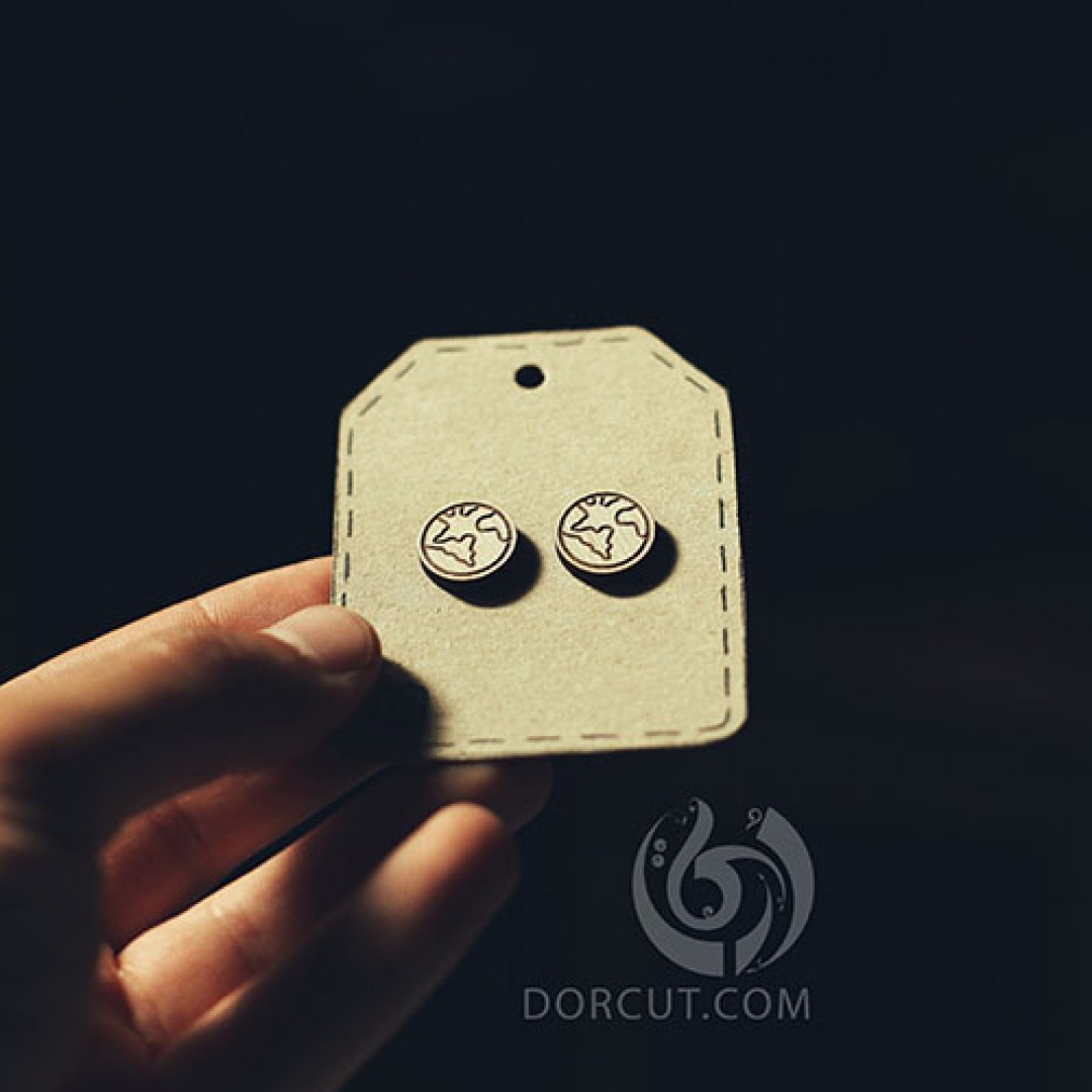 گل گوش کره زمین - گوشواره - فانتزی